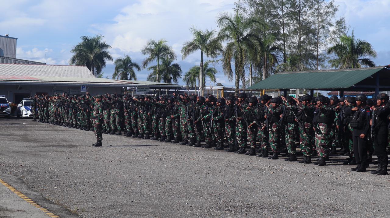 700-personil-gabungan-disiagakan-jelang-kedatangan-wapres-ri-di-timika